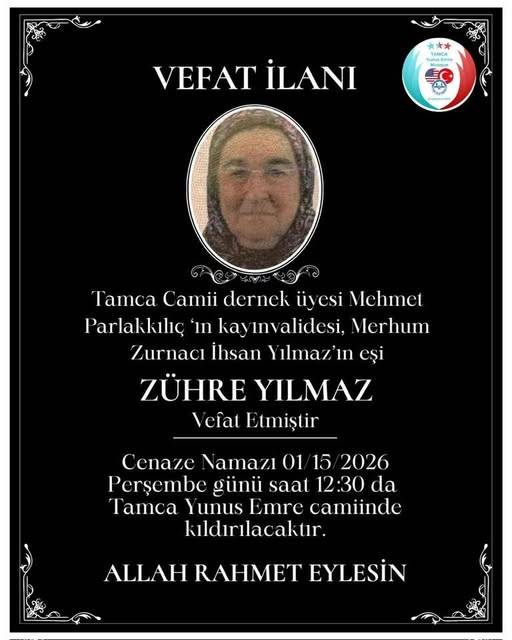 Türk-Amerikan toplumu yasta: Zühre Yılmaz hayatını kaybetti