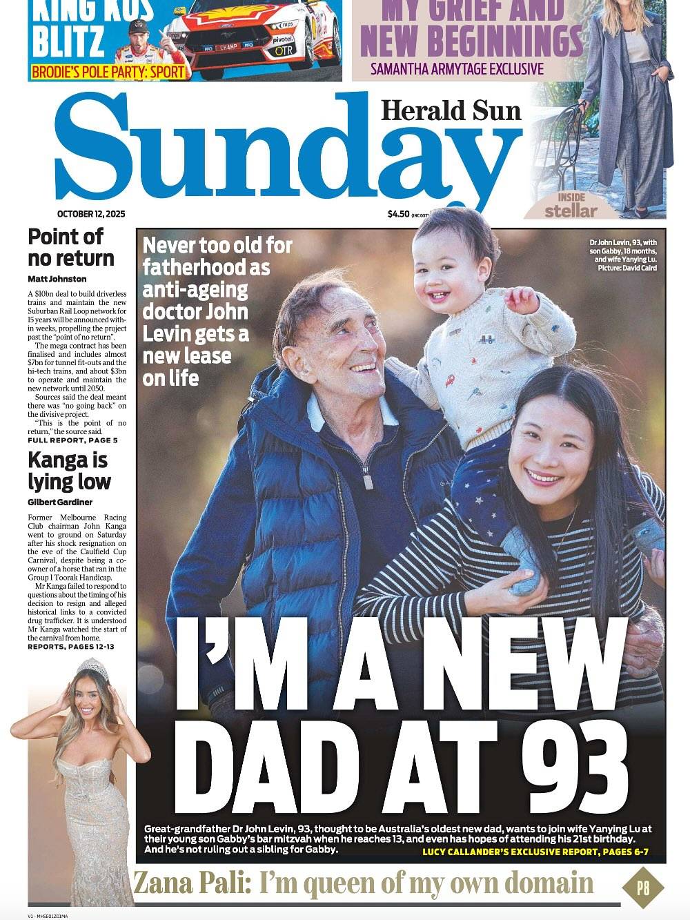 93 yaşında baba oldu