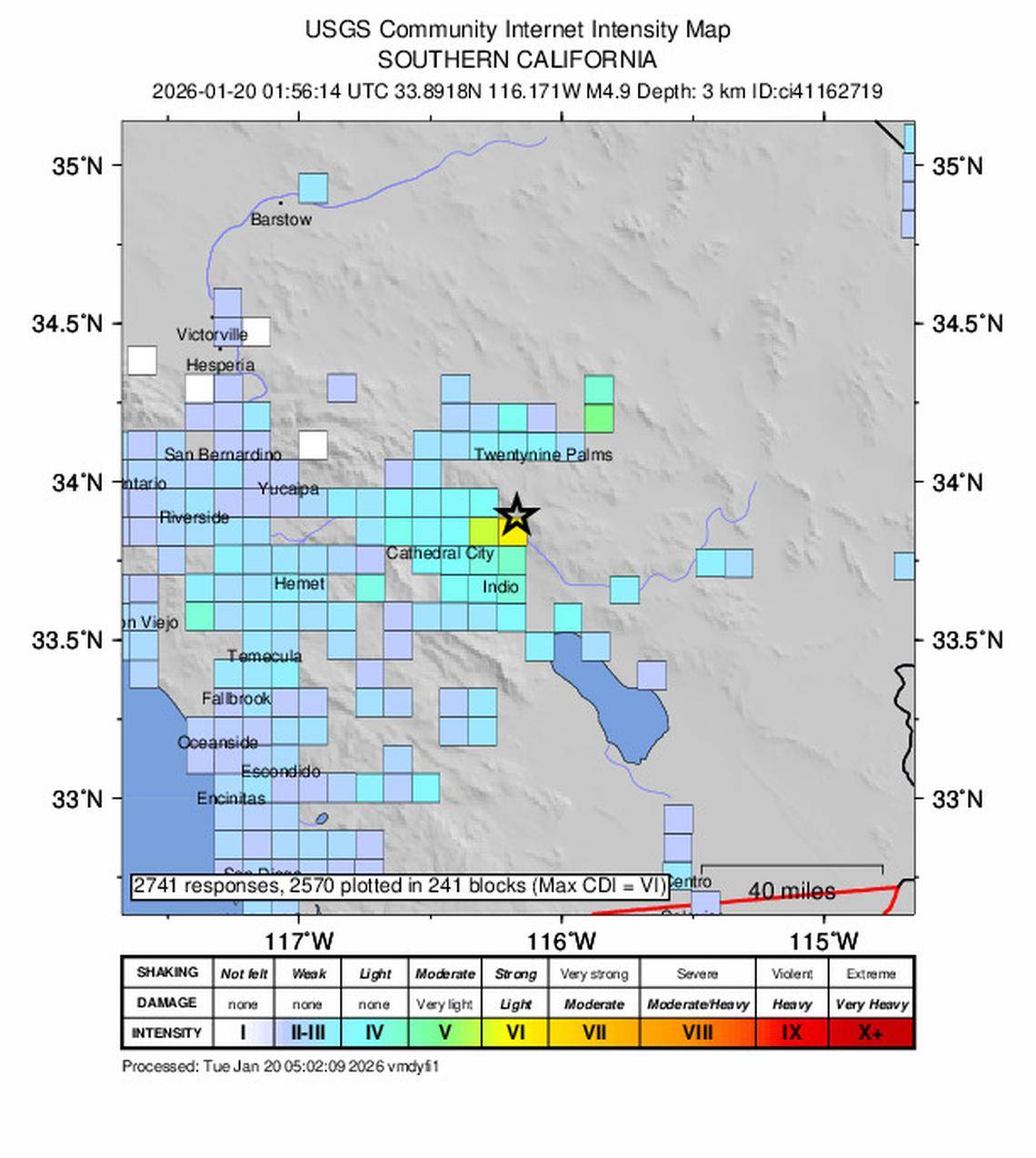 California 5.1’lik depremle sarsıldı