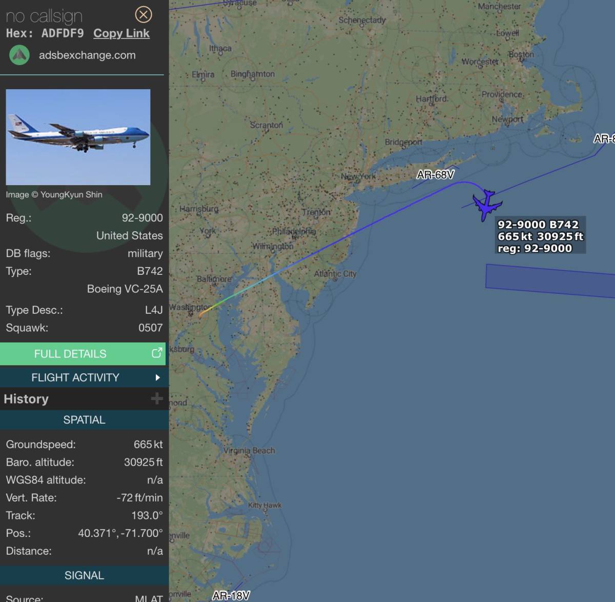 Trump’ı uçağı havada arıza yaptı