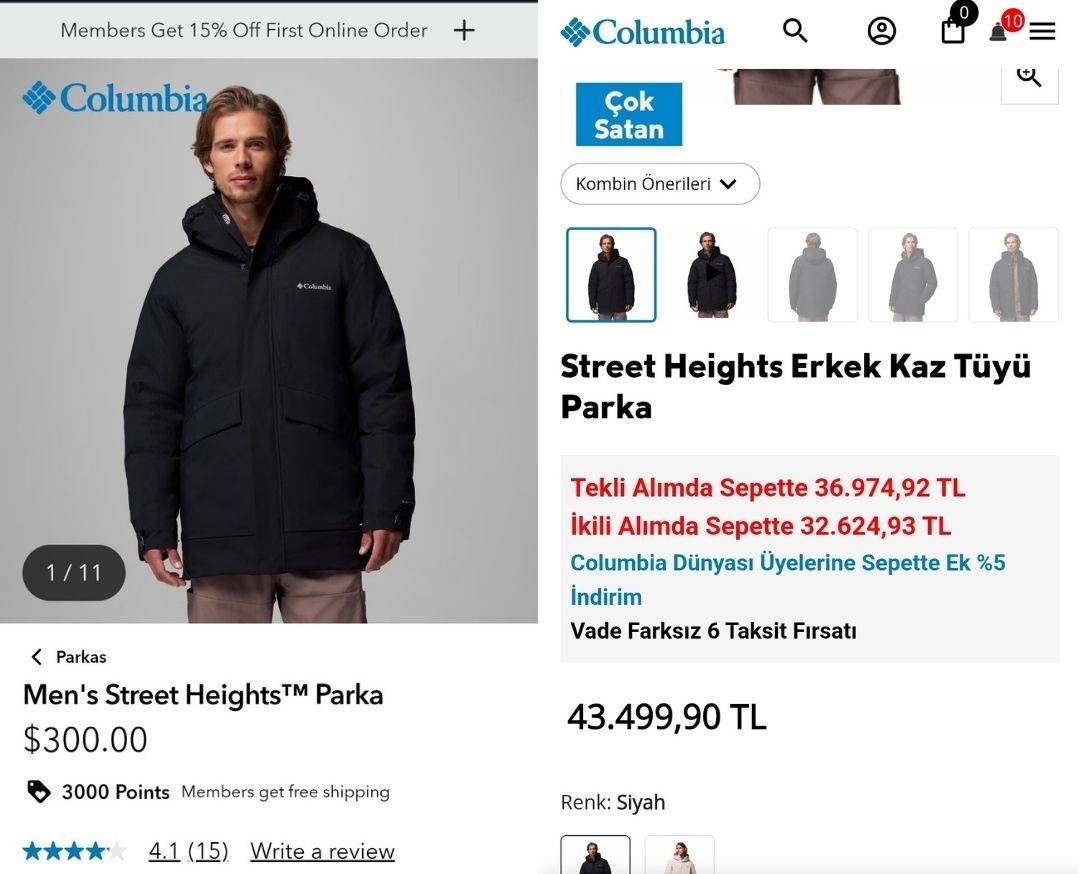 ABD’de 300 dolar, Türkiye’de 43 bin TL