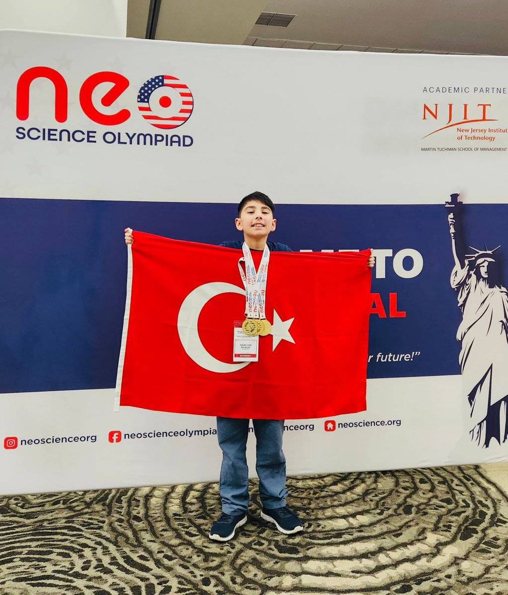 10 yaşındaki Sidar Cem’den ABD’de bir birincilik daha