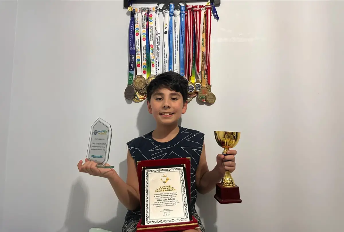 10 yaşındaki Sidar Cem’den ABD’de bir birincilik daha