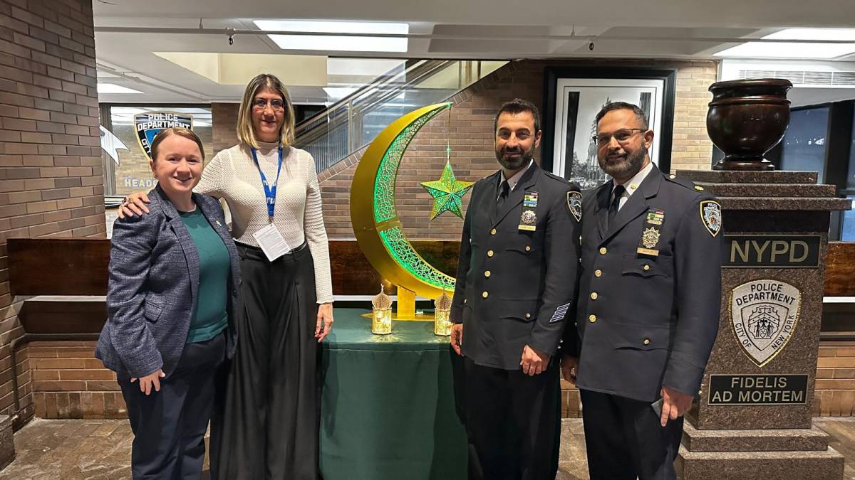 NYPD’de “hilal yakma töreni” düzenlendi