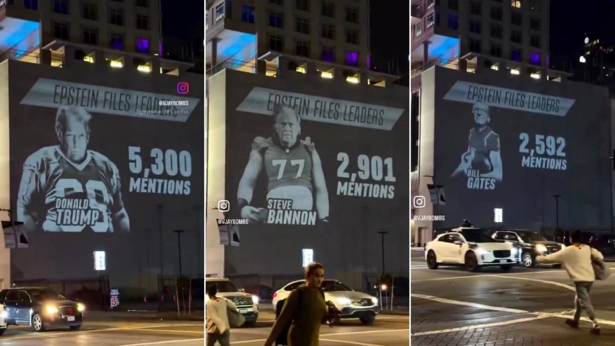 Super Bowl öncesi Las Vegas’ta “Epstein” protestosu