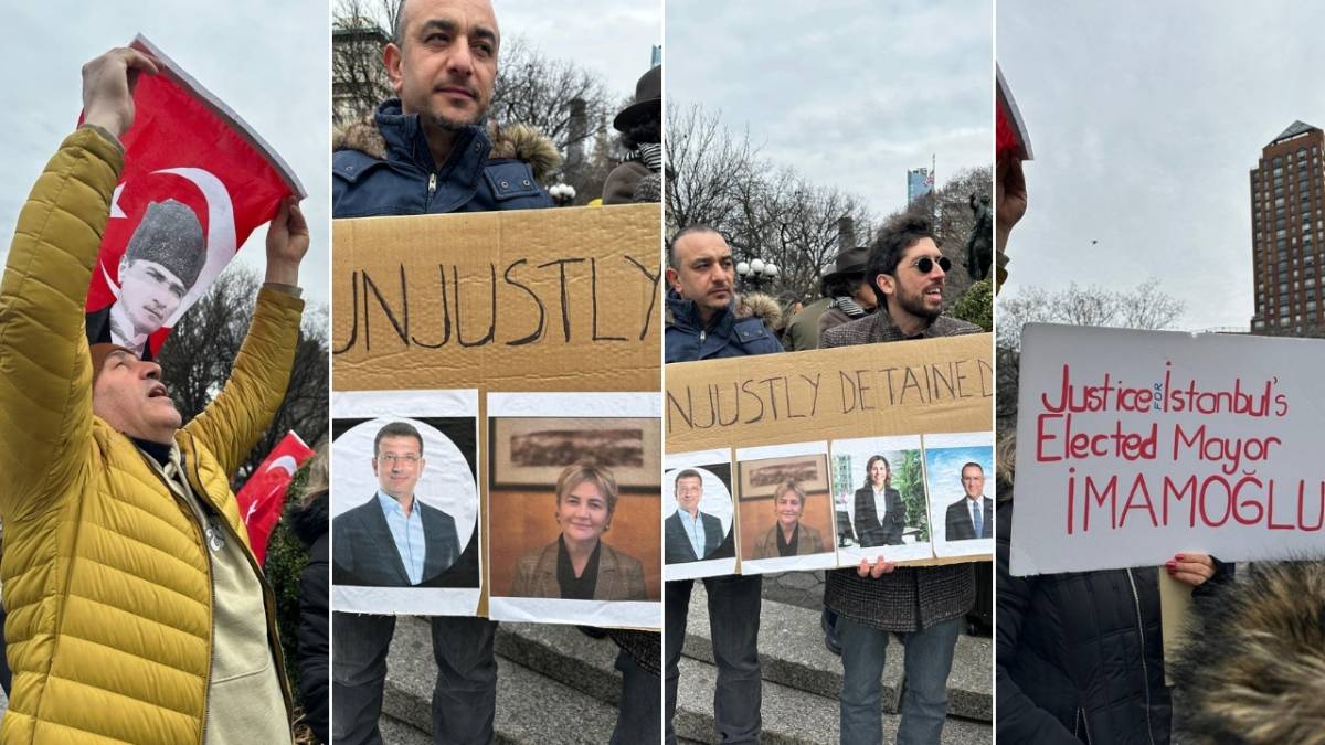 New York’ta ‘Yalnız Değilsiniz’ protestosu