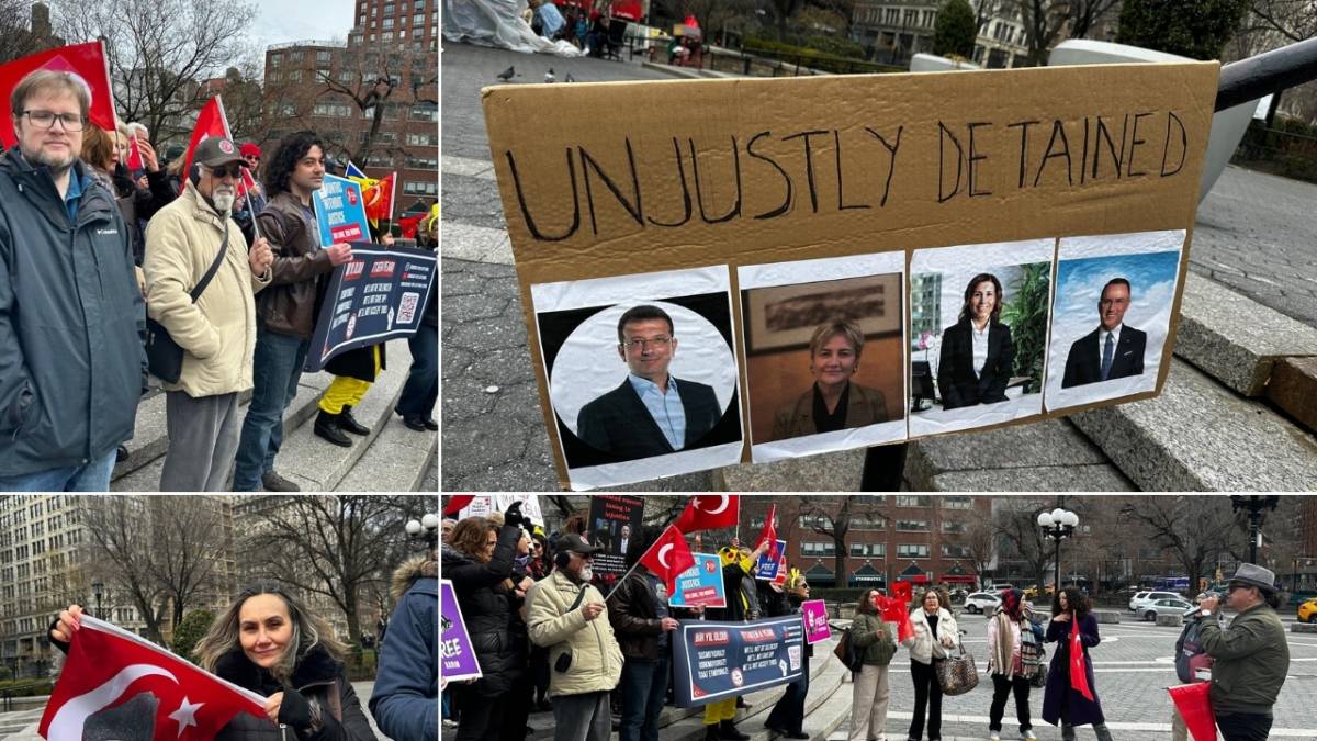 New York’ta ‘Yalnız Değilsiniz’ protestosu