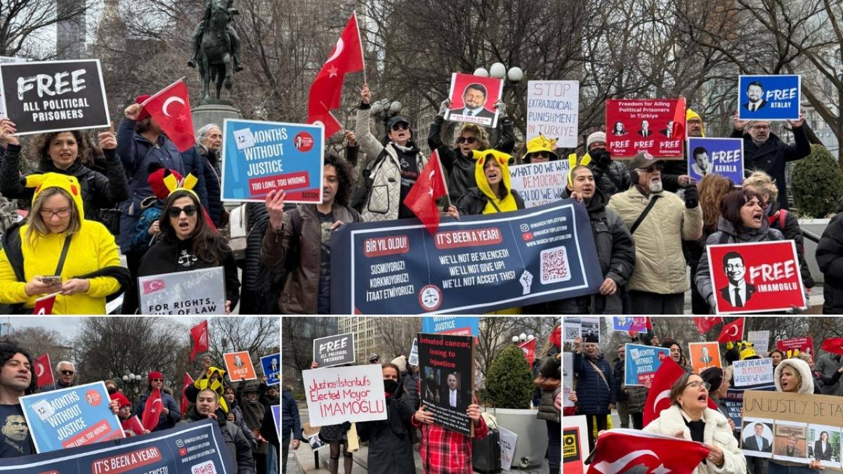 New York’ta ‘Yalnız Değilsiniz’ protestosu