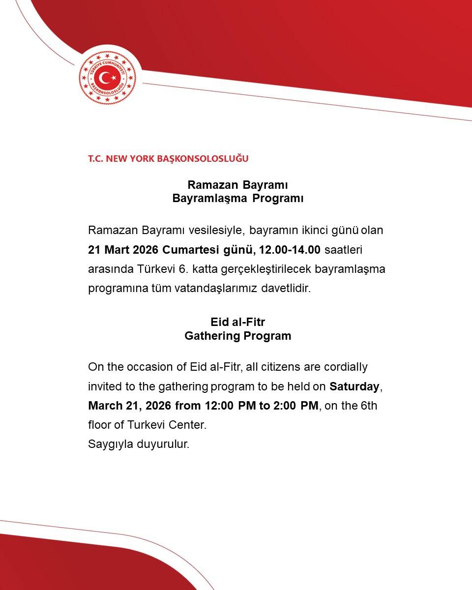 Türkevi’nde bayramlaşma programı düzenlenecek