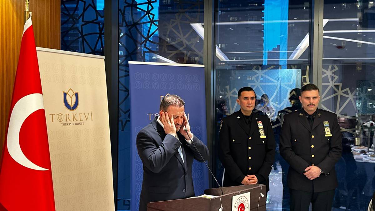 NYPD’de görev yapan Türk polisler iftar programında buluştu
