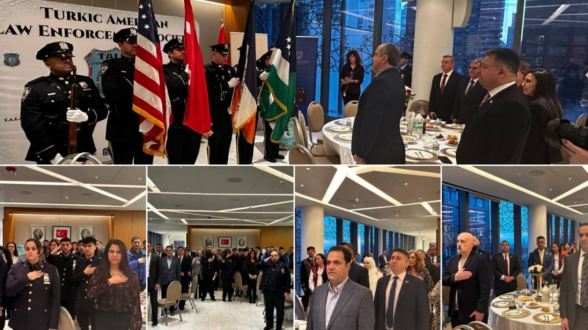 NYPD’de görev yapan Türk polisler iftar programında buluştu