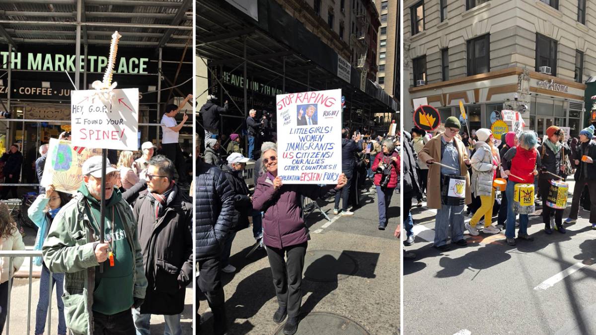 New York’ta protesto dalgası: “Savaşa, Krala ve ICE’a hayır” yürüyüşü