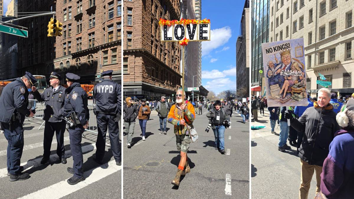 New York’ta protesto dalgası: “Savaşa, Krala ve ICE’a hayır” yürüyüşü