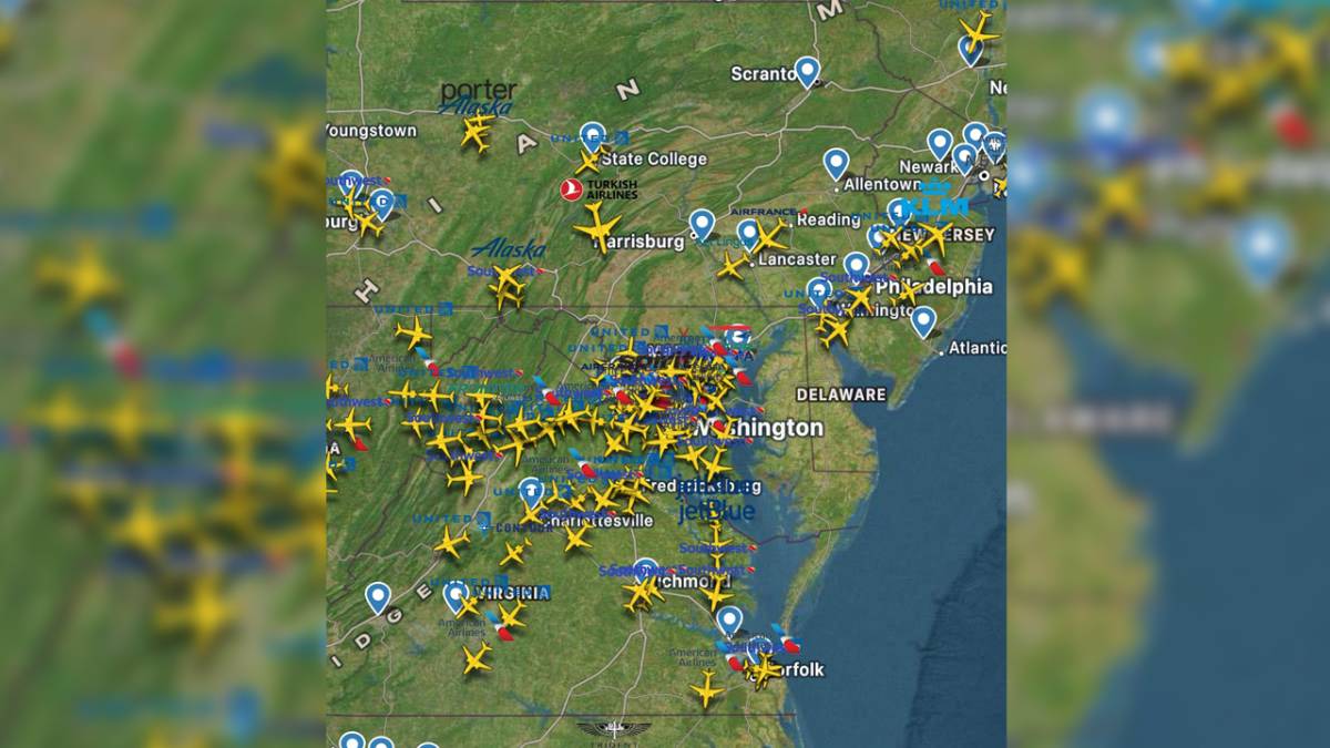 Washington’da uçuşlar yeniden başladı! Radar merkezi alarm verdi