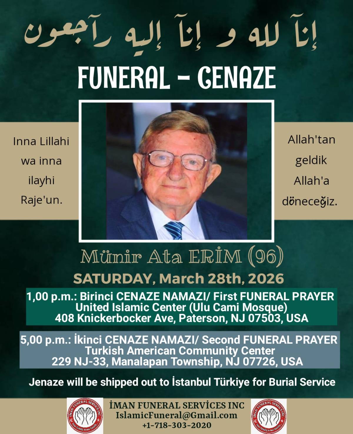 Ata Erim hayatını kaybetti