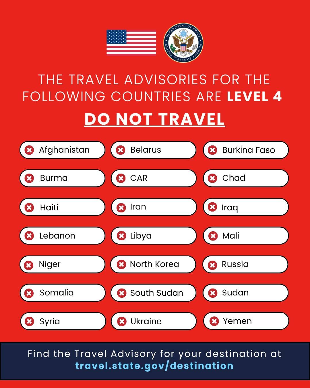 ABD’den kritik seyahat uyarısı!