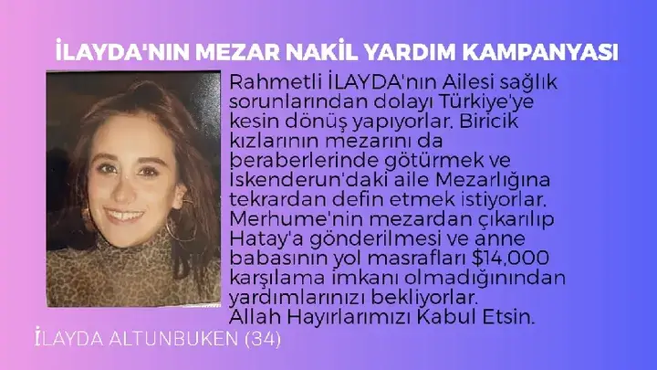 Ahmet Dönmez'den İlayda Altunbüken için çağrı