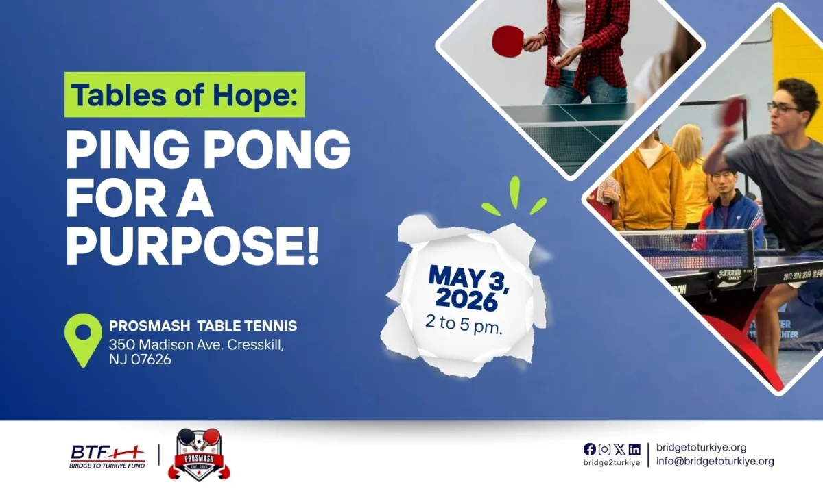 ABD’de Türk gençten anlamlı “Ping Pong” turnuvası