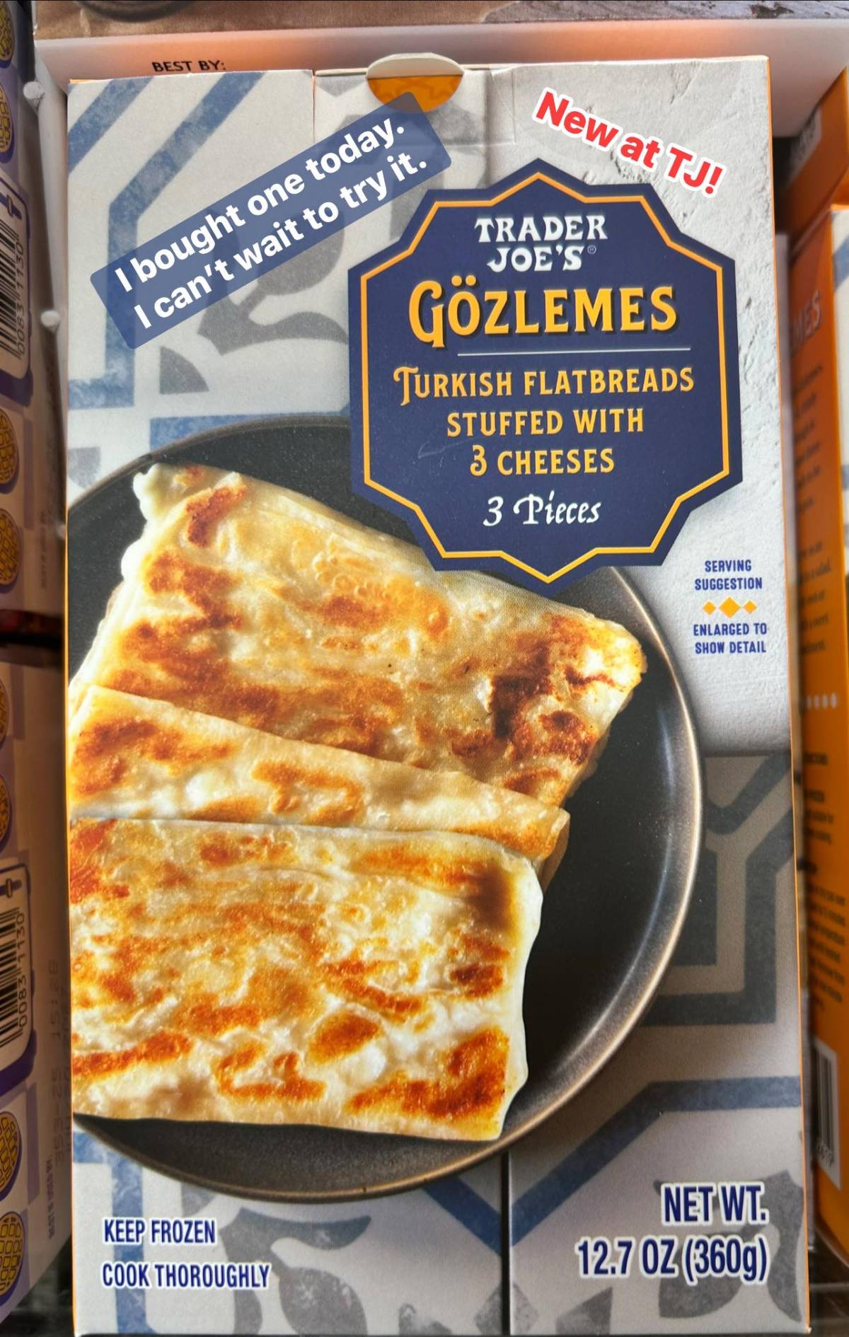 Trader Joe's raflarında gözleme satışa çıktı