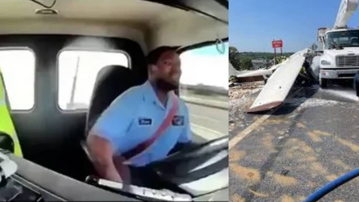 New Jersey’de uçak kamyona çarptı