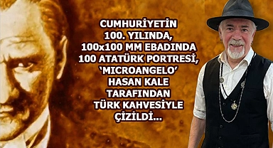ABD'DE TÜRK KAHVESİYLE HAZIRLANAN MICRO ATATÜRK SERGİSİ